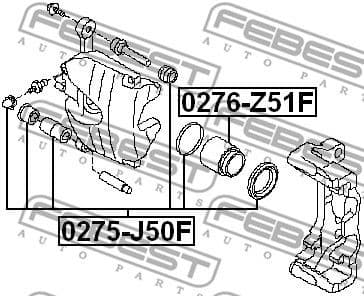 Repair Kit, brake caliper 0275-J50F - image 2