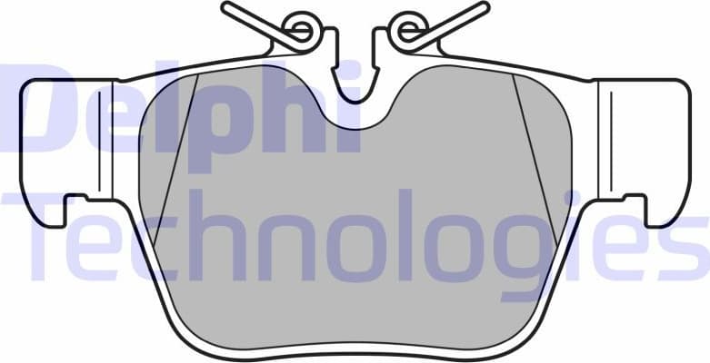 Brake Pad Set, disc brake LP3598