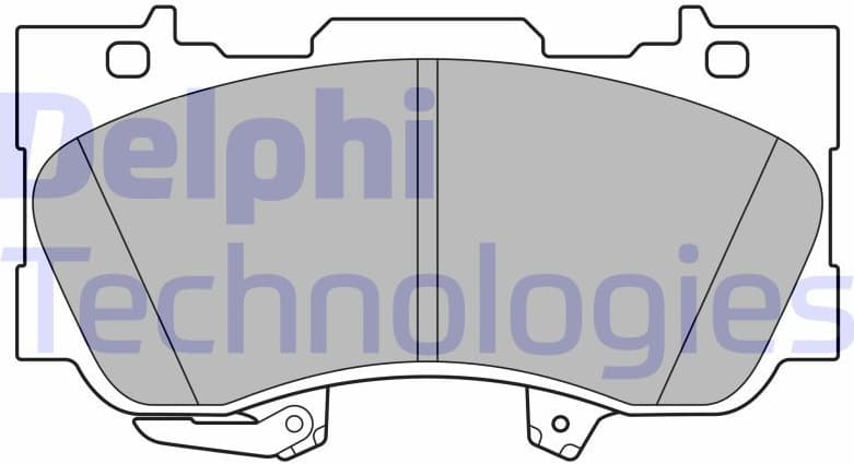 Brake Pad Set, disc brake LP3592