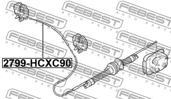 Bonnet Cable 2799-HCXC90 - image 2