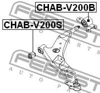 Mounting, control/trailing arm CHAB-V200S - image 2