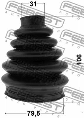 Bellow, drive shaft 2117P-FOCII - image 2