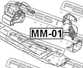 Mounting, transfer case MM-01 - image 2