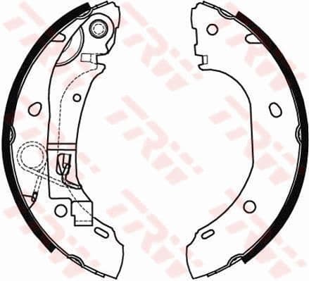 Brake Shoe Set GS8472 - image 2