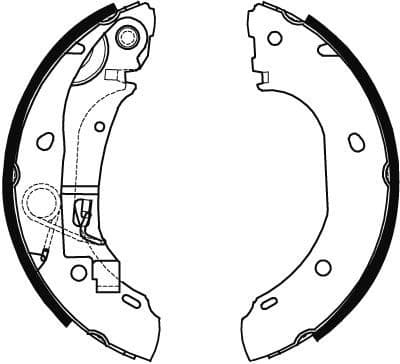 Brake Shoe Set GS8472 - image 3