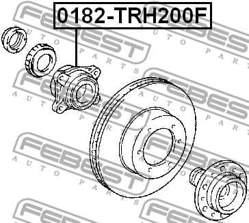 Wheel Hub 0182-TRH200F - image 2