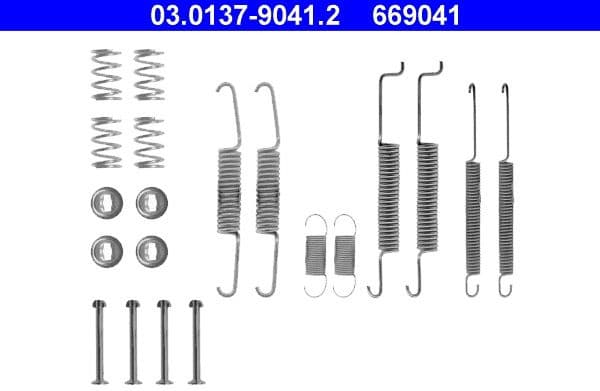Accessory Kit, brake shoes 03.0137-9041.2