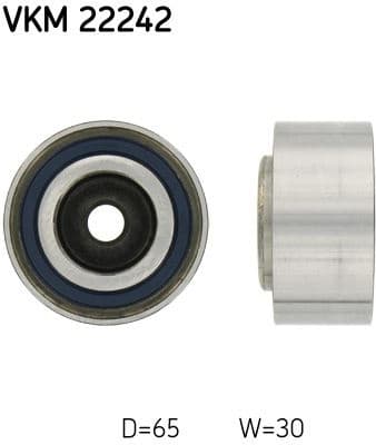 Deflection Pulley/Guide Pulley, timing belt VKM 22242 - image 2