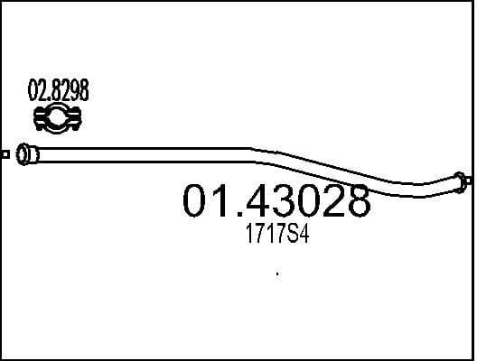 Exhaust Pipe 01.43028