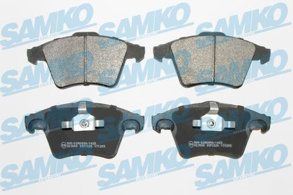 Brake Pad Set, disc brake 5SP1526