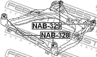 Bushing, axle beam NAB-328 - image 2