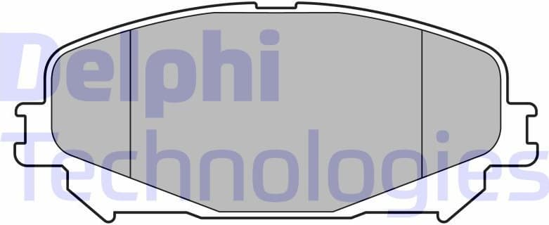 Brake Pad Set, disc brake LP3734