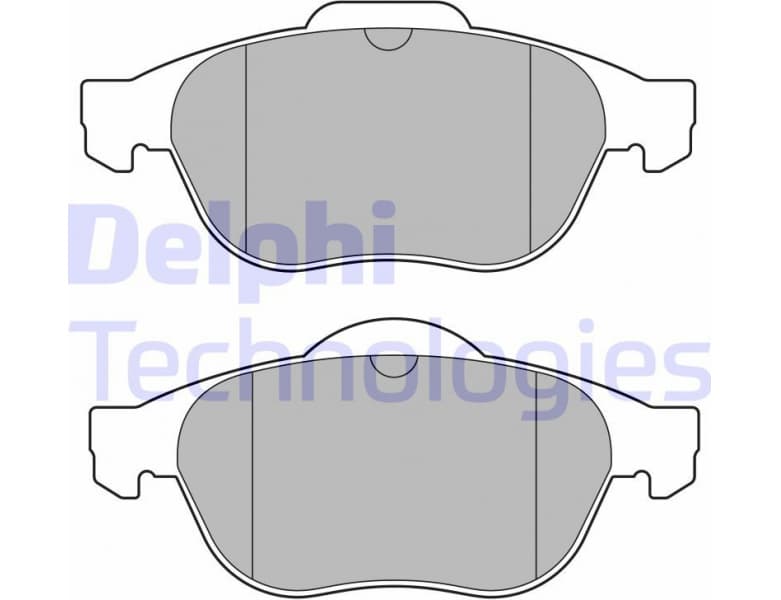 Brake Pad Set, disc brake LP3691
