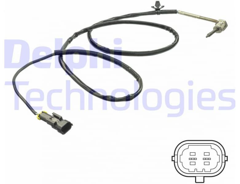 Sensor, exhaust gas temperature TS30163