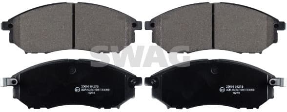 Brake Pad Set, disc brake 60 11 6188