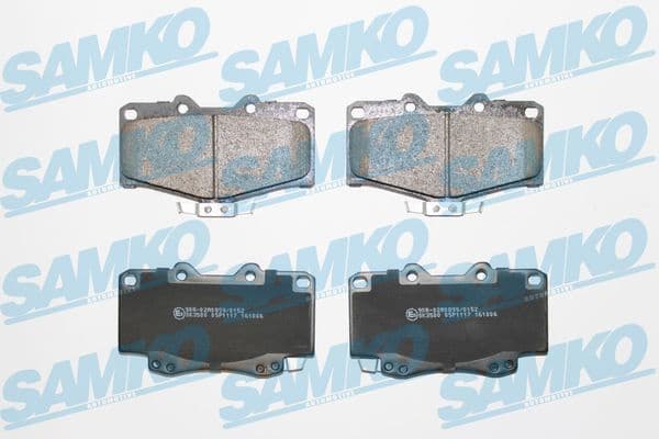 Brake Pad Set, disc brake 5SP1117