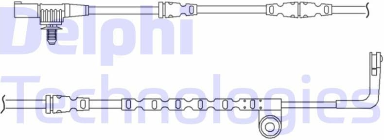 Warning Contact, brake pad wear LZ0193