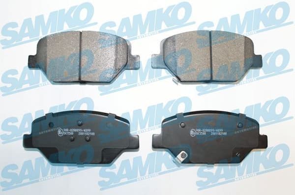 Brake Pad Set, disc brake 5SP2108