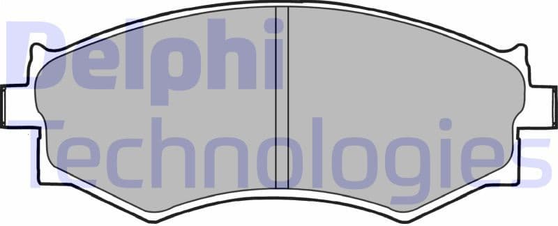 Brake Pad Set, disc brake LP1228