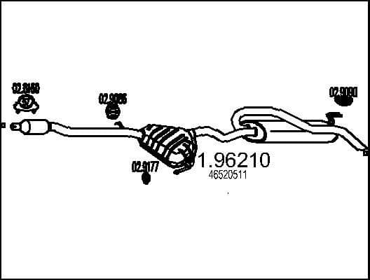 Rear Muffler 01.96210