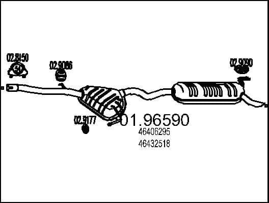 Rear Muffler 01.96590