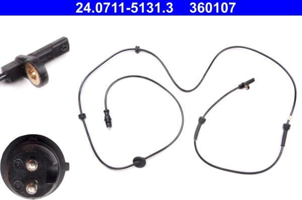 Sensor, wheel speed 24.0711-5131.3