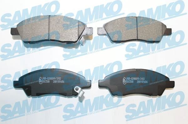 Brake Pad Set, disc brake 5SP1686