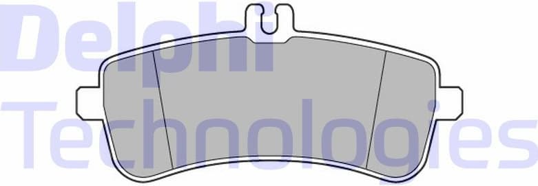 Brake Pad Set, disc brake LP3583