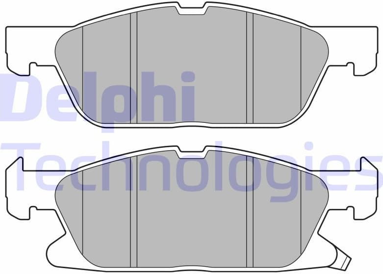 Brake Pad Set, disc brake LP3643