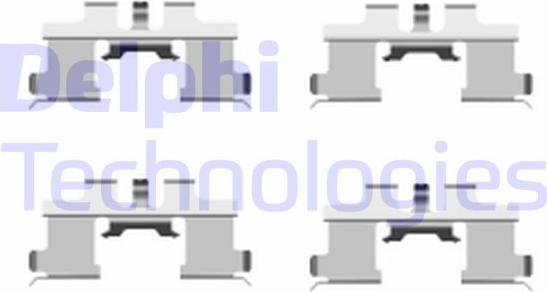 Accessory Kit, disc brake pad LX0444