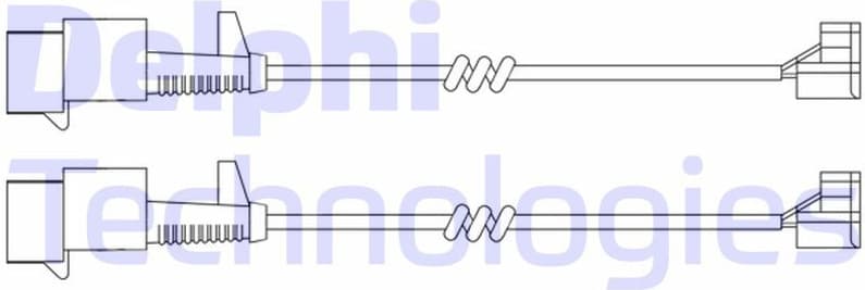 Warning Contact, brake pad wear LZ0256