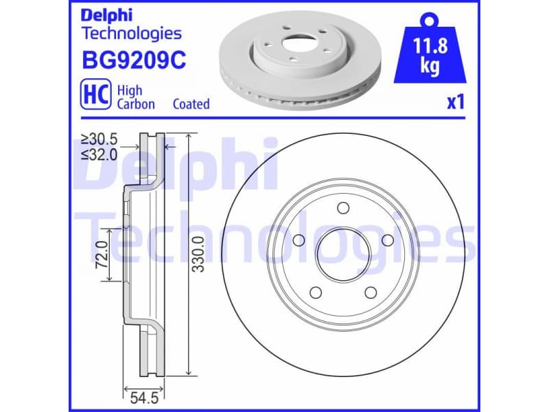 Brake Disc BG9209C