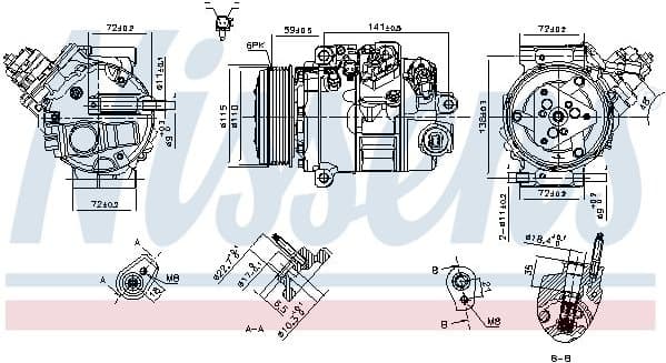 Compressor, air conditioning ** FIRST FIT ** 890795 - image 5