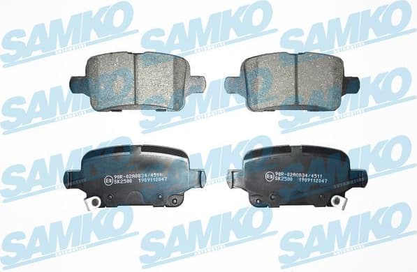 Brake Pad Set, disc brake 5SP2047