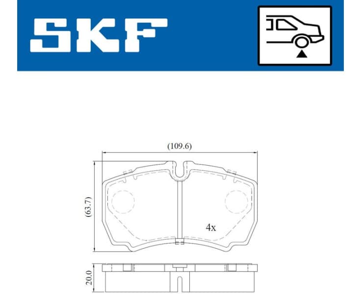 Brake Pad Set, disc brake VKBP90200