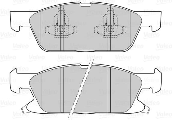 Brake Pad Set, disc brake ESSENTIAL 302311
