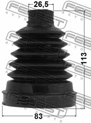Bellow Kit, drive shaft 2415-DUSTT - image 2