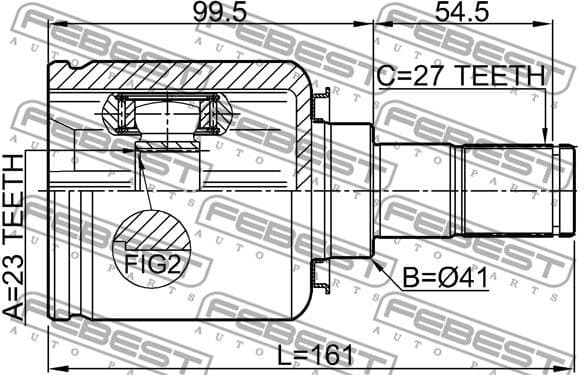 Joint Kit, drive shaft 1211-CEED - image 2