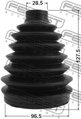 Bellow Kit, drive shaft 0217P-Z50 - image 2