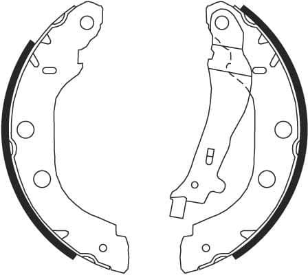 Brake Shoe Set GS8655 - image 3