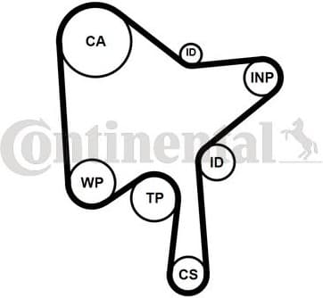 Water Pump & Timing Belt Kit CT1216WP3