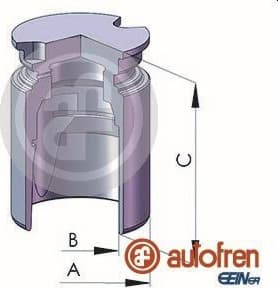 Piston, brake caliper D025577