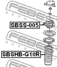 Suspension Strut Support Mount SBSS-005 - image 2