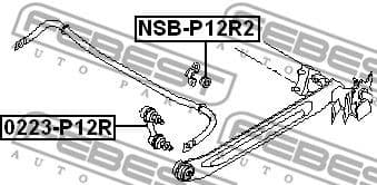 Mounting, stabiliser bar NSB-P12R2 - image 2