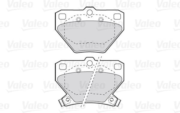 Brake Pad Set, disc brake ESSENTIAL 301577 - image 2