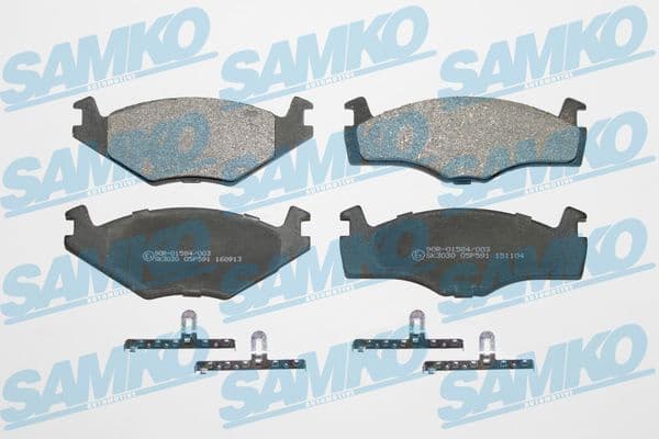 Brake Pad Set, disc brake 5SP591