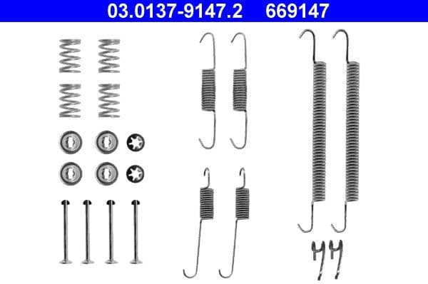 Accessory Kit, brake shoes 03.0137-9147.2
