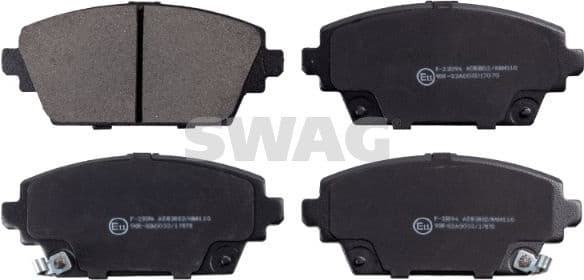 Brake Pad Set, disc brake 82 91 6389