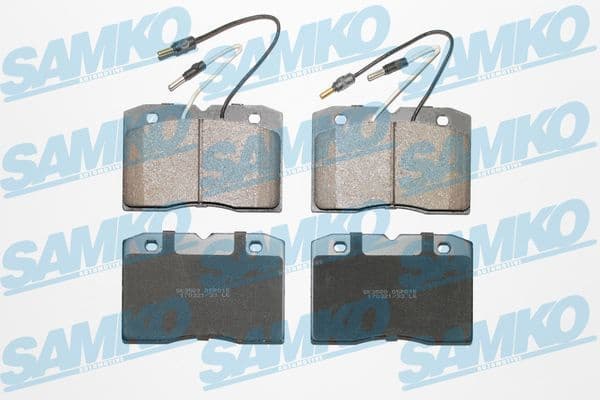 Brake Pad Set, disc brake 5SP015