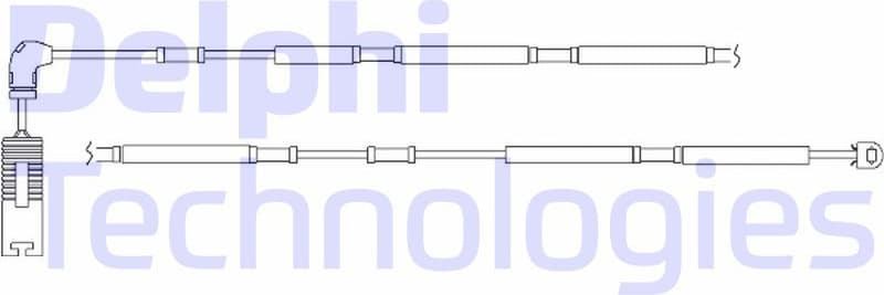 Warning Contact, brake pad wear LZ0160